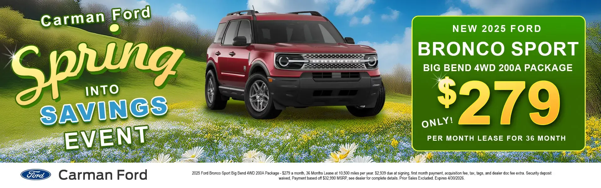 New 2025 Bronco Sport Special